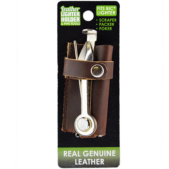 ITEM NUMBER 025592L LEATHER LIGHTER CASEW/TOOLS - STORE SURPLUS NO DISPLAY 6 PIECES PER PACK