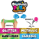 ITEM NUMBER 025617 CARDED BOUNCING PUTTY 12 PIECES PER DISPLAY WHOLESALE