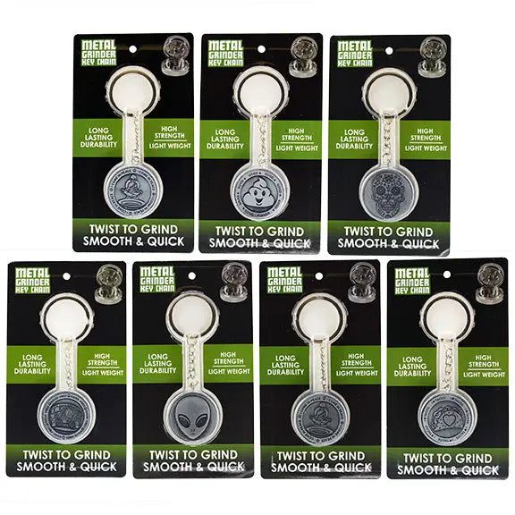 Metal Grinder Keychains