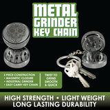 ITEM NUMBER 025635 KEYCHAIN GRINDER 12 PIECES PER DISPLAY WHOLESALE