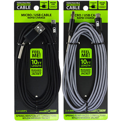 ITEM NUMBER 025863L MICRO INDESTRUCTIBLE CABLE - STORE SURPLUS NO DISPLAY 2 PIECES PER PACK