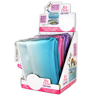 ITEM NUMBER 025914 OMBRE WALLET COIN PURSE 6 PIECES PER DISPLAY