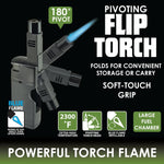 ITEM NUMBER 025927 FLIP TORCH LIGHTER 12 PIECES PER DISPLAY WHOLESALE