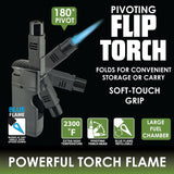 ITEM NUMBER 025927 FLIP TORCH LIGHTER 12 PIECES PER DISPLAY WHOLESALE