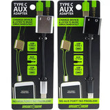 ITEM NUMBER 026032 TYPE C CHARGING AUXADAPTER 6 PIECES PER DISPLAY WHOLESALE