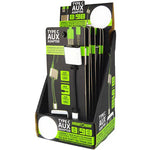 ITEM NUMBER 026032 TYPE C CHARGING AUXADAPTER 6 PIECES PER DISPLAY WHOLESALE