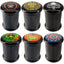 ITEM NUMBER 026421 BLACK GLASS CONTAINER E 6 PIECES PER DISPLAY