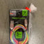 ITEM NUMBER 088274 RAINBOW GLITTER CHARGE CABLES 12 PIECES PER DISPLAY