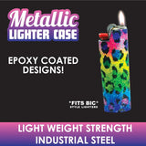 ITEM NUMBER 026630 EPOXY METAL LIGHTER CASE 12 PIECES PER DISPLAY WHOLESALE