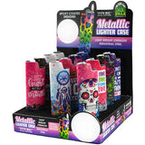 ITEM NUMBER 026630 EPOXY METAL LIGHTER CASE 12 PIECES PER DISPLAY WHOLESALE