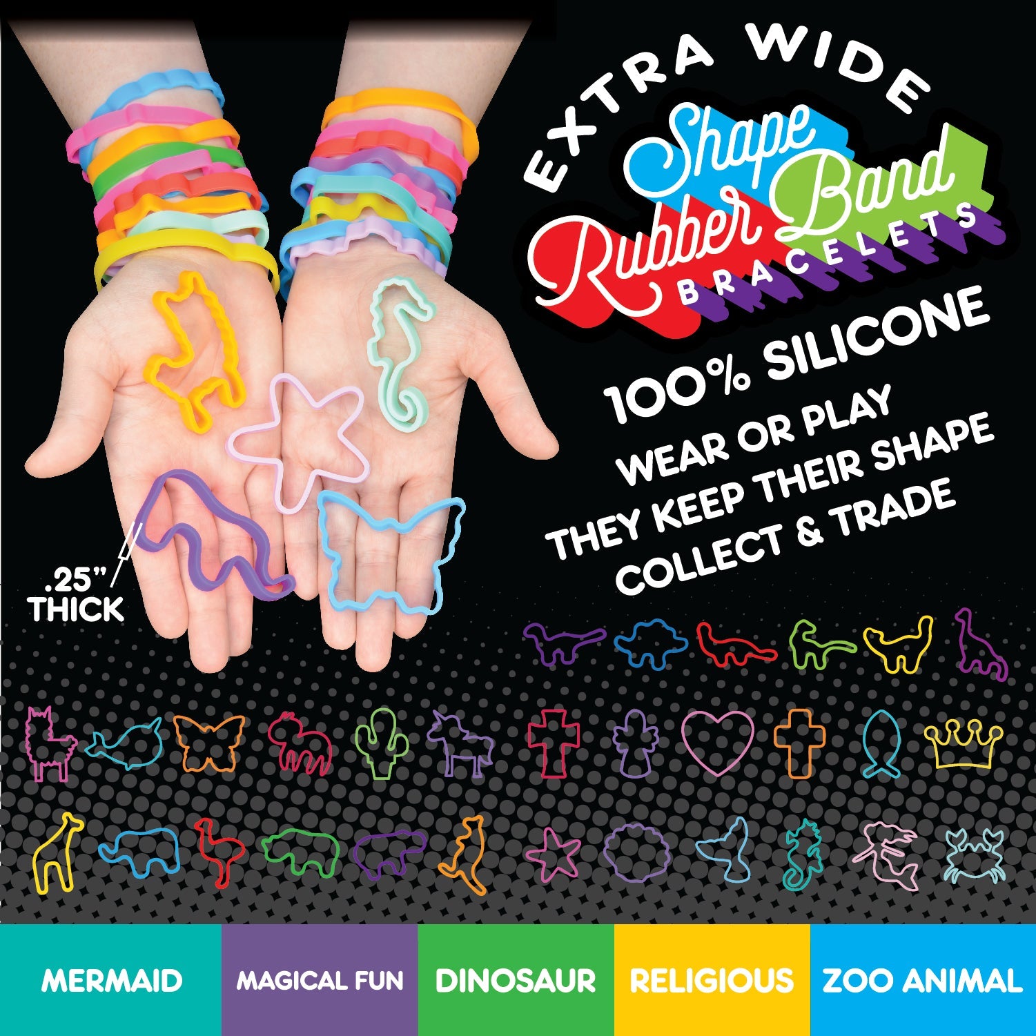 HoneyLush Rainbow Color Rubber Bands DIY Set, Bracelet Making Kit for  Girls/Women Include Rubber Bands, Hooks, Clips Loom Band Kit (Flower Shape)  : Amazon.in: Toys & Games