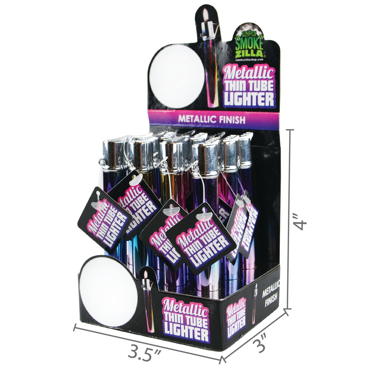 ITEM NUMBER 026642 THIN TUBE LIGHTER 12 PIECES PER DISPLAY