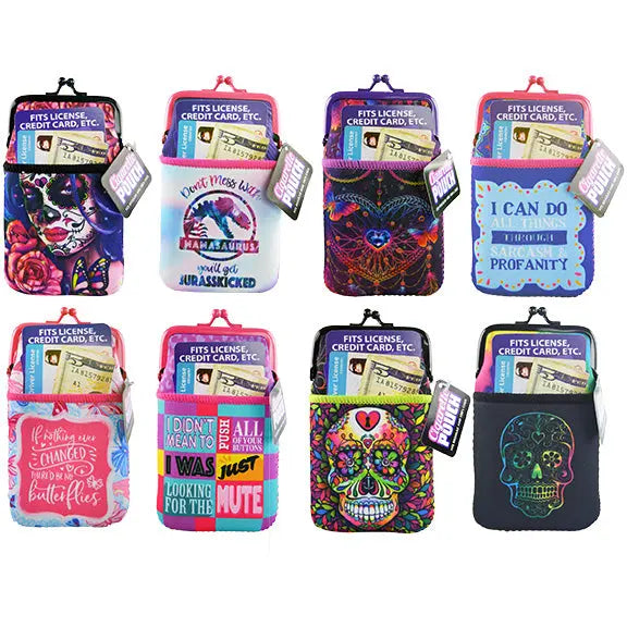 ITEM NUMBER 026667 NEOPRENE CIG POUCH POCKET D 8 PIECES PER DISPLAY WHOLESALE