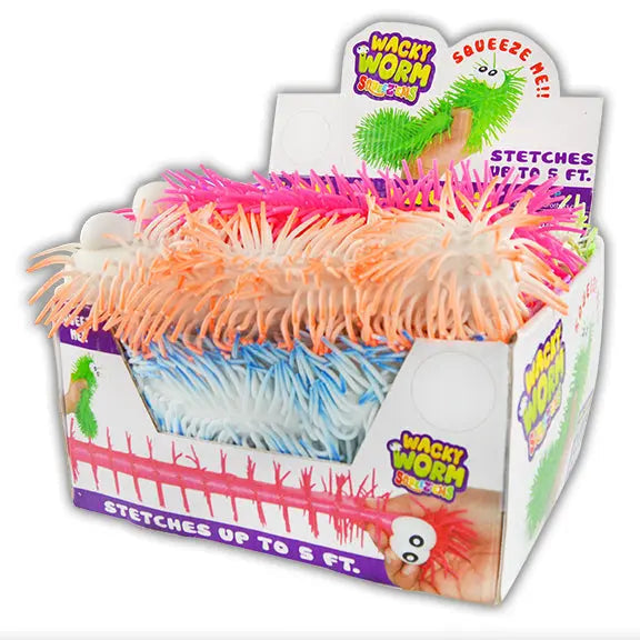 ITEM NUMBER 026817 TPR SQUEEZEM WORM 12 PIECES PER DISPLAY WHOLESALE