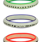 ITEM NUMBER 027658L GID HALLOWEEN BRACELET - STORE SURPLUS NO DISPLAY 24 PIECES PER PACK STORE SURPLUS
