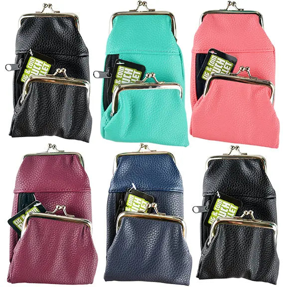 ITEM NUMBER 027891L CIG COIN POUCH WALLET - STORE SURPLUS NO DISPLAY 6 PIECES PER PACK STORE SURPLUS
