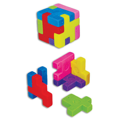 ITEM NUMBER 028136 Puzzle Cube Erasers BG = 12 PCS