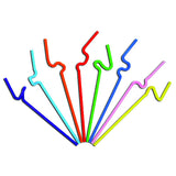 ITEM NUMBER 028668 Funny Flexi Straws BG = 100 PCS