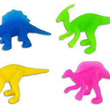 ITEM NUMBER 028695 COLORFUL PLASTIC DINOSAURS  BG = 144 PCS BULK PRODUCT