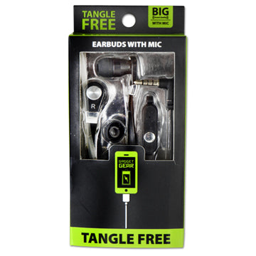 ITEM NUMBER 028824 GG EARBUDS WITH MIC 3 PIECES PER PACK