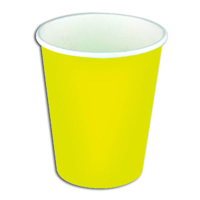 ITEM NUMBER 028959 Yellow Paper Party Cups BG = 12 PCS