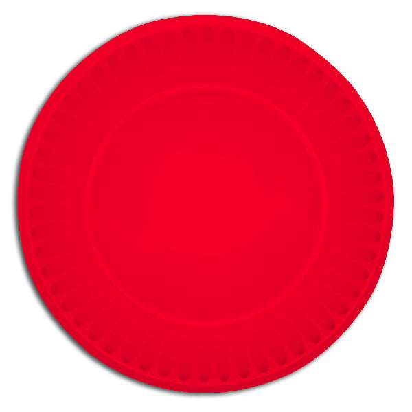 ITEM NUMBER 028979 Red Paper Party Plates BG = 12 PCS