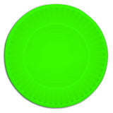 ITEM NUMBER 028981 Green Paper Party Plates BG = 12 PCS