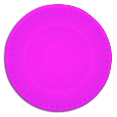 ITEM NUMBER 028982 Pink Paper Party Plates BG = 12 PCS