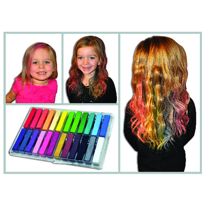 ITEM NUMBER 029079 Colored Hair Chalk BX = 24 PCS