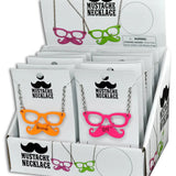 ITEM NUMBER 029113 MUSTACHE NECKLACE 12 PIECES PER DISPLAY WHOLESALE
