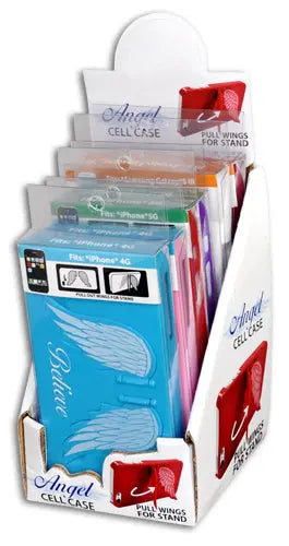 ITEM NUMBER 029314 ANGEL CELL CASE 6 PIECES PER DISPLAY WHOLESALE