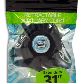 ITEM NUMBER 029403 DE BAG RETRACT AUX CORD 4 PIECES PER PACK WHOLESALE