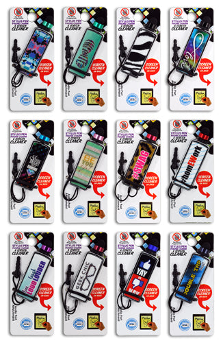 ITEM NUMBER 029582L TOUCH PEN CHARM SAYING - STORE SURPLUS NO DISPLAY 12 PIECES PER PACK