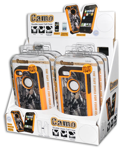 ITEM NUMBER 087106 CAMO CELL CASE KIT 6 PIECES PER DISPLAY