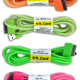 ITEM NUMBER 029677L GLOW IN DARK 9FT CABLE IP4 - STORE SURPLUS NO DISPLAY 4 PIECES PER PACK