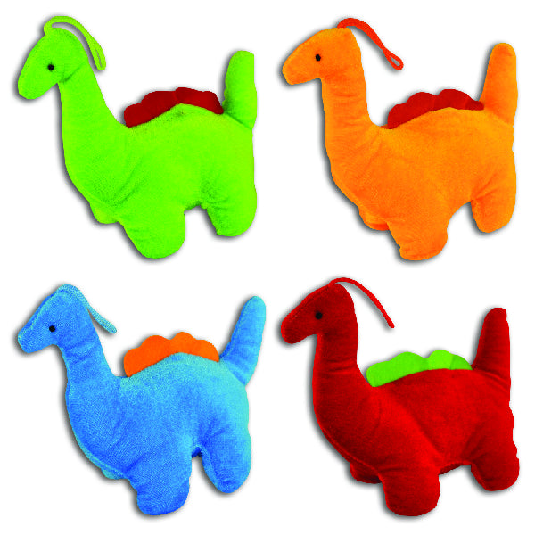ITEM NUMBER 029833 Colorful Stuffed Dinosaurs BG = 12 PCS