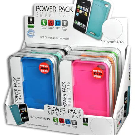 ITEM NUMBER 029880 CHARGE CASE IP4 6 PIECES PER DISPLAY WHOLESALE