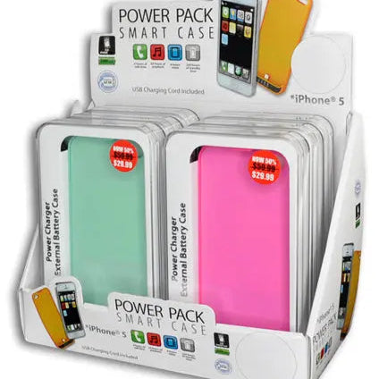ITEM NUMBER 029881 CHARGE CASE IP5 6 PIECES PER DISPLAY WHOLESALE