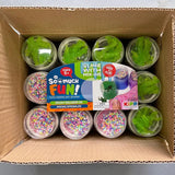 ITEM NUMBER 023025 SLIME WITH MIX-INS 12 PIECES PER PACK WHOLESALE