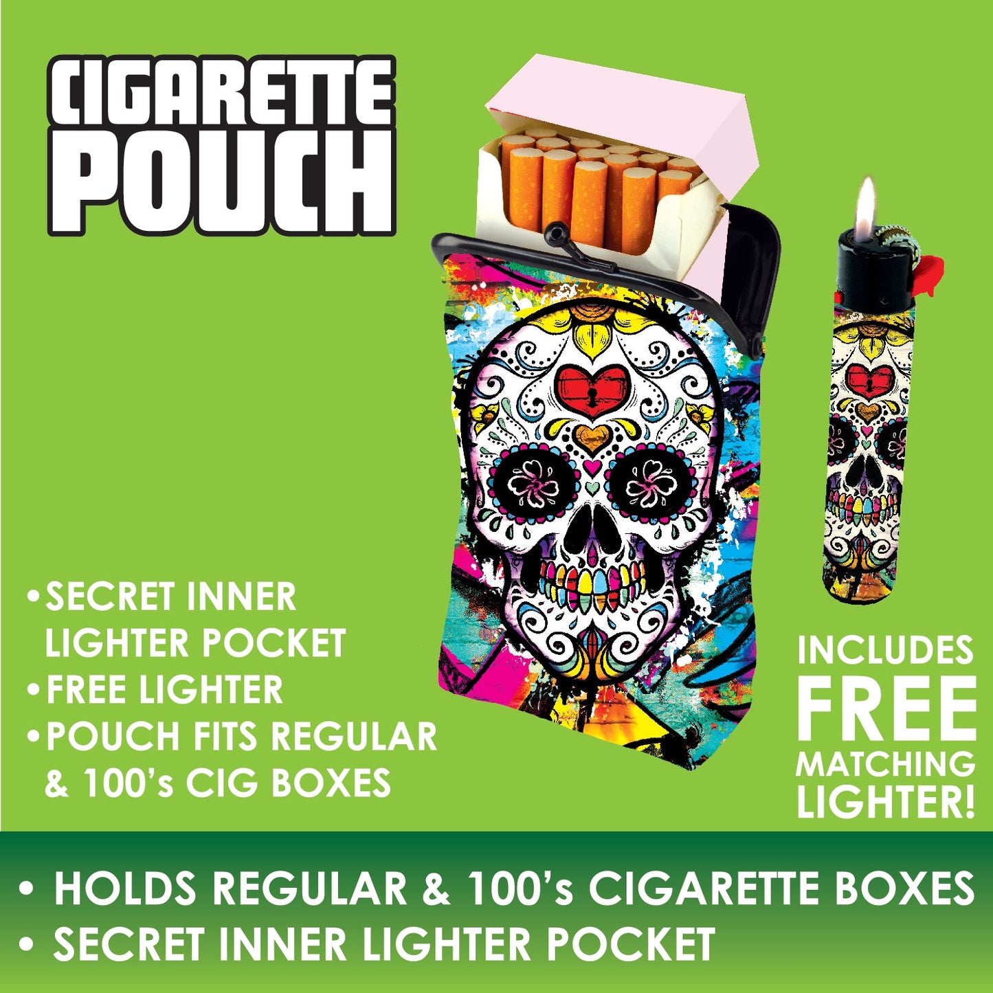 ITEM NUMBER 040313 PRINT CIG POUCH LIGHTER D 6 PIECES PER DISPLAY