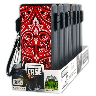 Survival Cigarette and Lighter Case Display