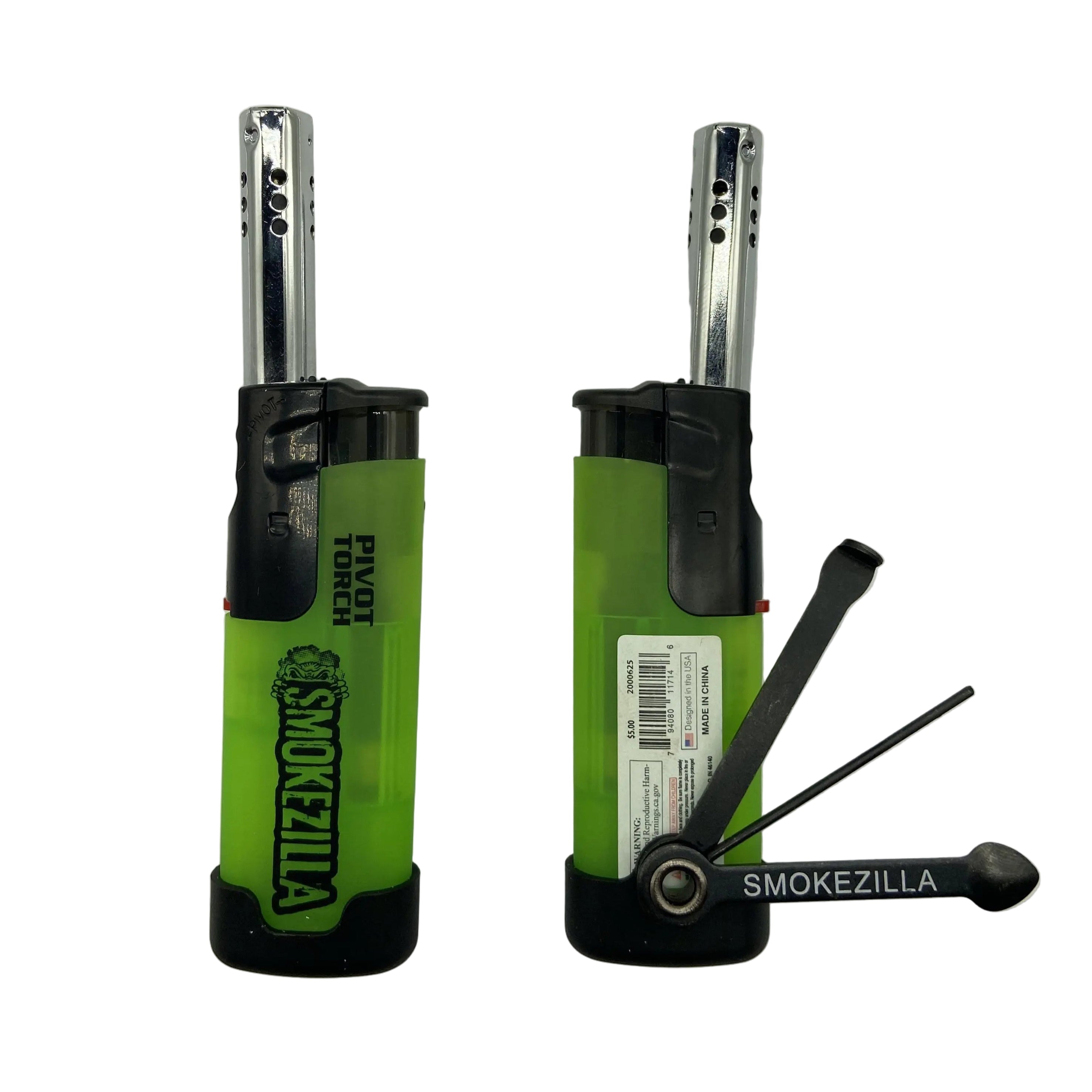 ITEM NUMBER 041429 SMOKEZILLA EXTEND PIVOT TORCH 8 PIECES PER DISPLAY WHOLESALE