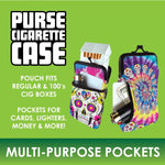 ITEM NUMBER 041459 NEOPRENE CIG POUCH ZIPPER 6 PIECES PER DISPLAY WHOLESALE