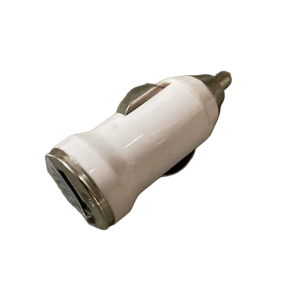 ITEM NUMBER 050068L USB CAR CHARGE WHITE 45T - STORE SURPLUS NO DISPLAY 10 PIECES PER PACK STORE SURPLUS