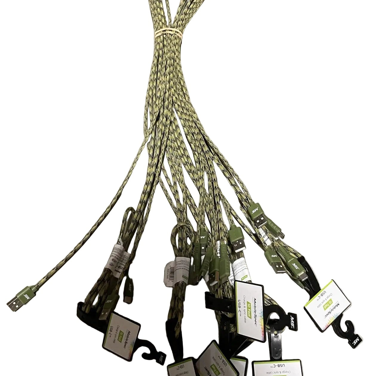 ITEM NUMBER 050070L MS 10FT USB-C CAMO - STORE SURPLUS NO DISPLAY 10 PIECES PER PACK STORE SURPLUS