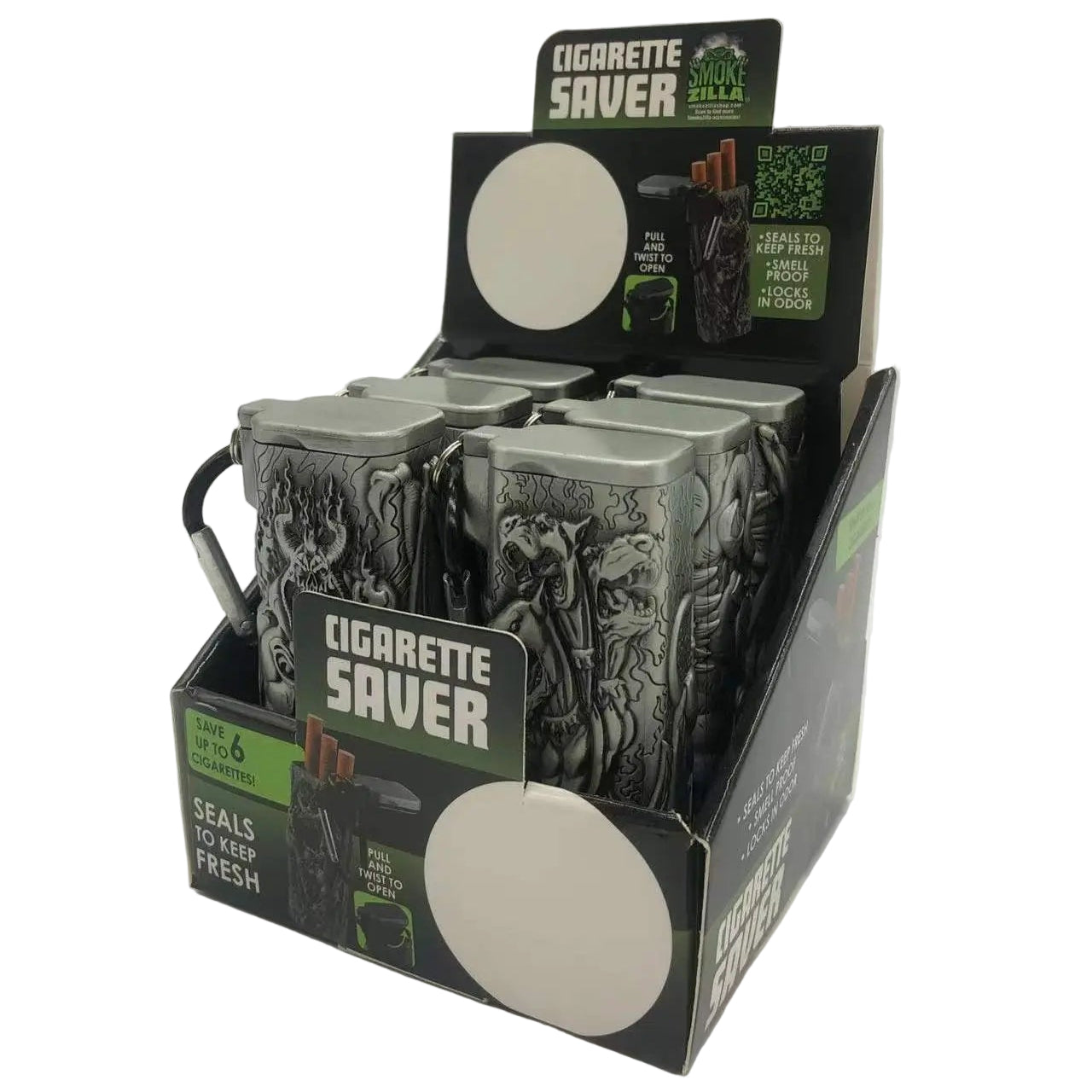 ITEM NUMBER 022564 CIGARETTE SAVER 6 PIECES PER DISPLAY WHOLESALE