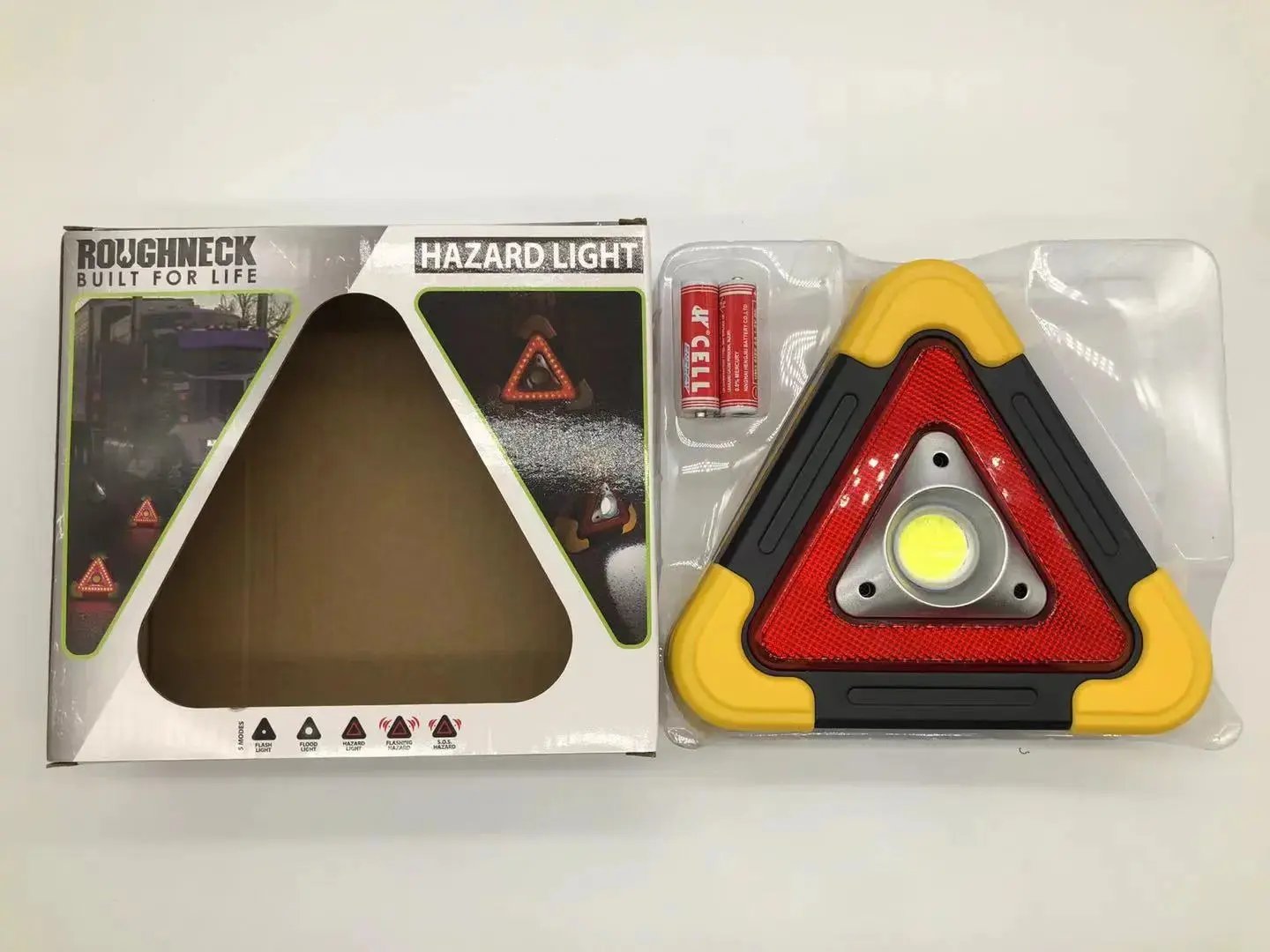 ITEM NUMBER 022808 ROUGHNECK HAZARD LIGHT 6 PIECES PER DISPLAY WHOLESALE