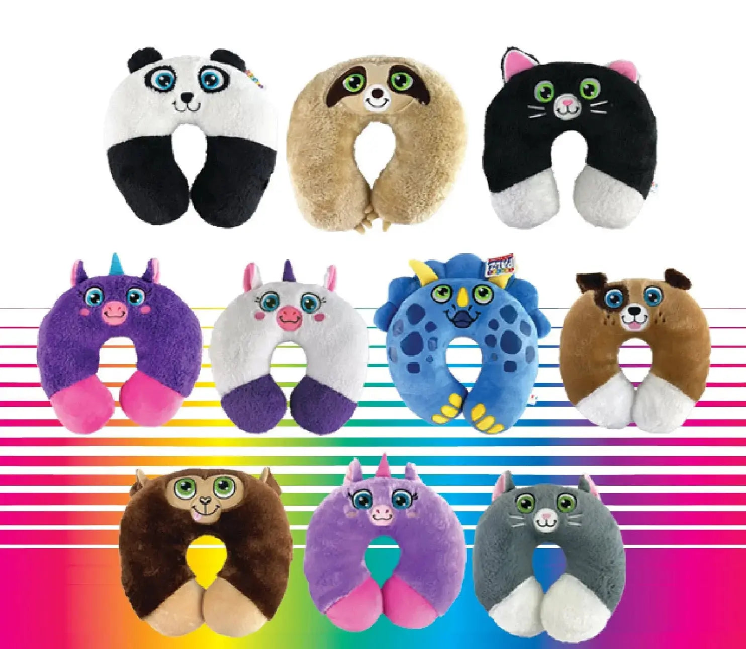 ITEM NUMBER 023393L NECK PILLOWS - STORE SURPLUS NO DISPLAY 12 PIECES PER PACK STORE SURPLUS