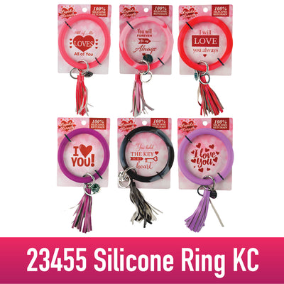 ITEM NUMBER 023455L SILICONE RING KC9.99 - STORE SURPLUS NO DISPLAY 6 PIECES PER PACK