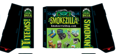 ITEM NUMBER 974760 - CORRUGATED SMOKEZILLA Floor Display Only